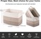 Summer basket Storage Basket, Woven Baskets for Storage, Cotton Rope Basket for toys,Towel Baskets for Bathroom - Pack of 3, Gradient Yellow